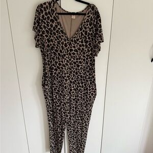 Smash & Tess Leopard Print Jumpsuit